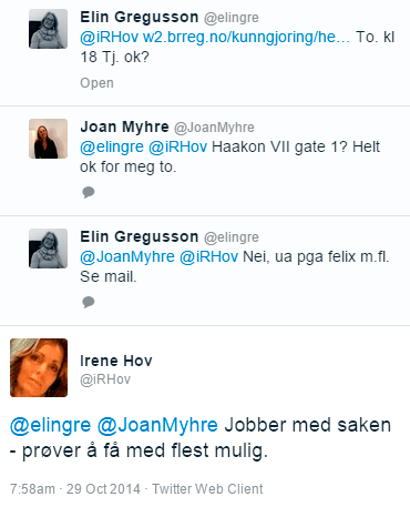 Irene Hov prøver å få med flest mulig til møte med Kristin Bruuns familie