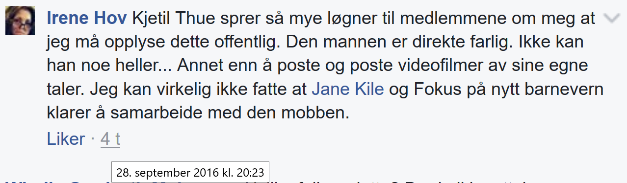 Irene Hov er liksom forfulgt igjen